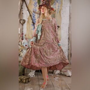 Magnolia Pearl Kalamkari Helenia Dress NWT